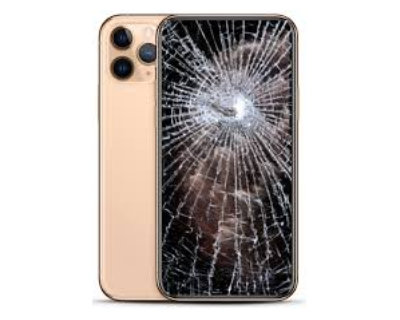 a phone being repaired